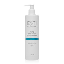 Depilatory gel with D-panthenol