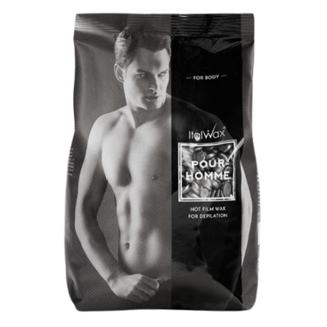 Гарячий півковий віск в гранулах Italwax Pour Homme - Чоловічий, 1000 г.
